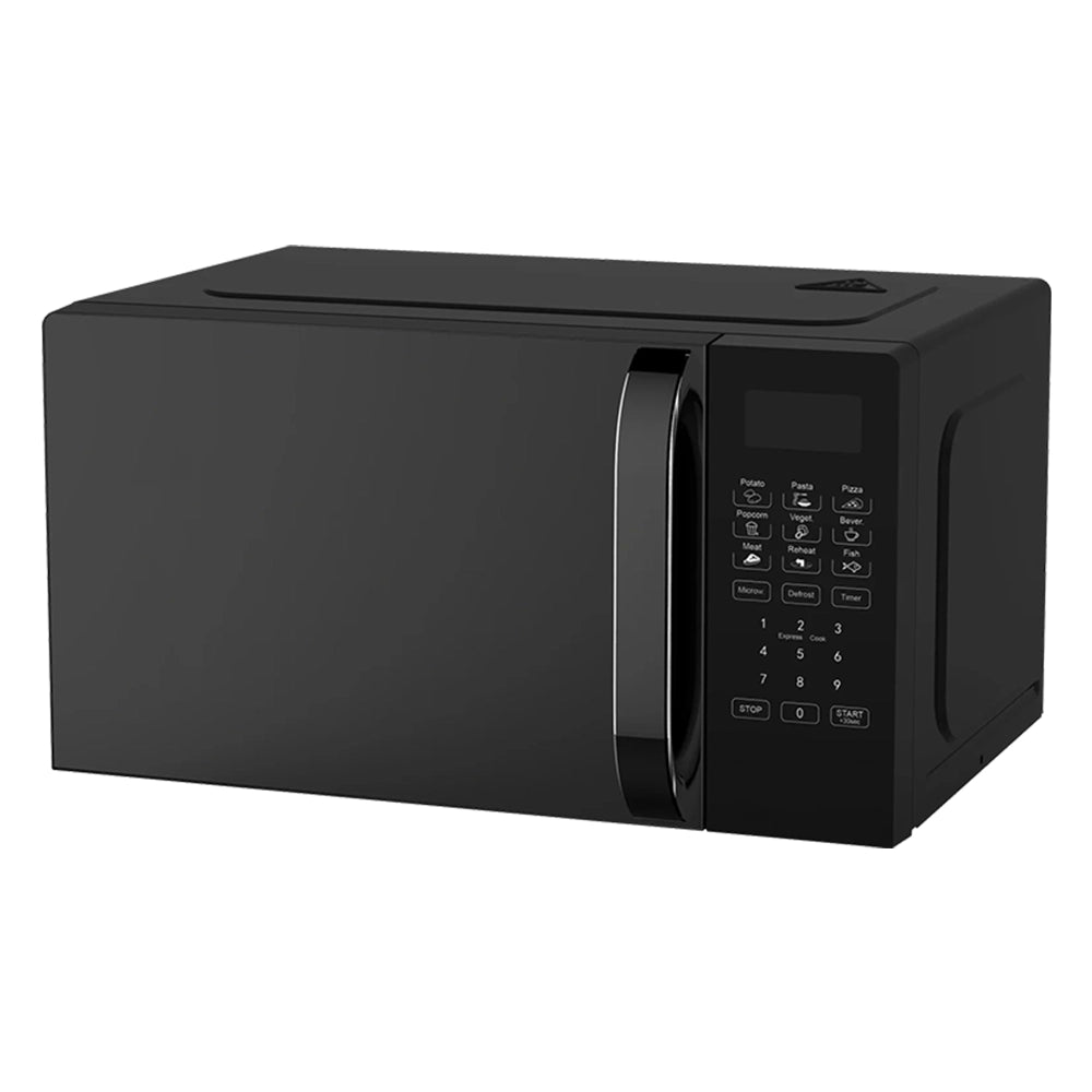 Roomwell UK Hotel Microwave, 0.7 Cuft, Black, 10 Power Levels, 6 Auto-Cooking Menus, 2 Year Replacement Warranty