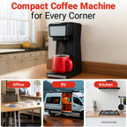 Roomwell UK K-Cup Coffee Machine, 14 oz, 800 W, 1 Year Replacement Warranty