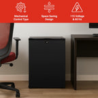 Roomwell UK Thermo Minibar 1.4 Cu. Ft. Energy Efficient Absorption Refrigerator with Cyclopentane Insulation